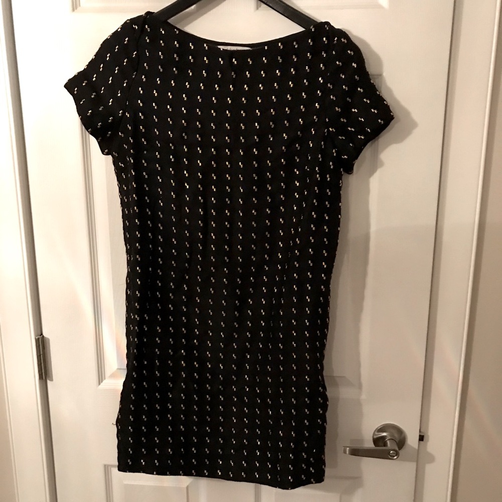 NWOT Frnch Dress-Black/Gold-Size M